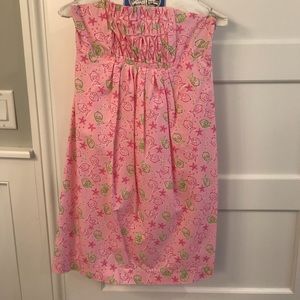 Lilly Pulitzer strapless dress *great condition*